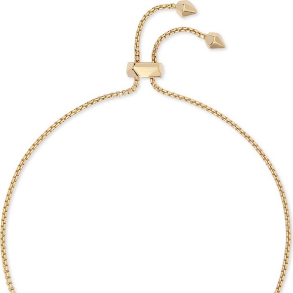 🎉HP🎉 NEW Kendra Scott Theo Adjustable Chain Bracelet in Fuchsia Drusy - Picture 4 of 9